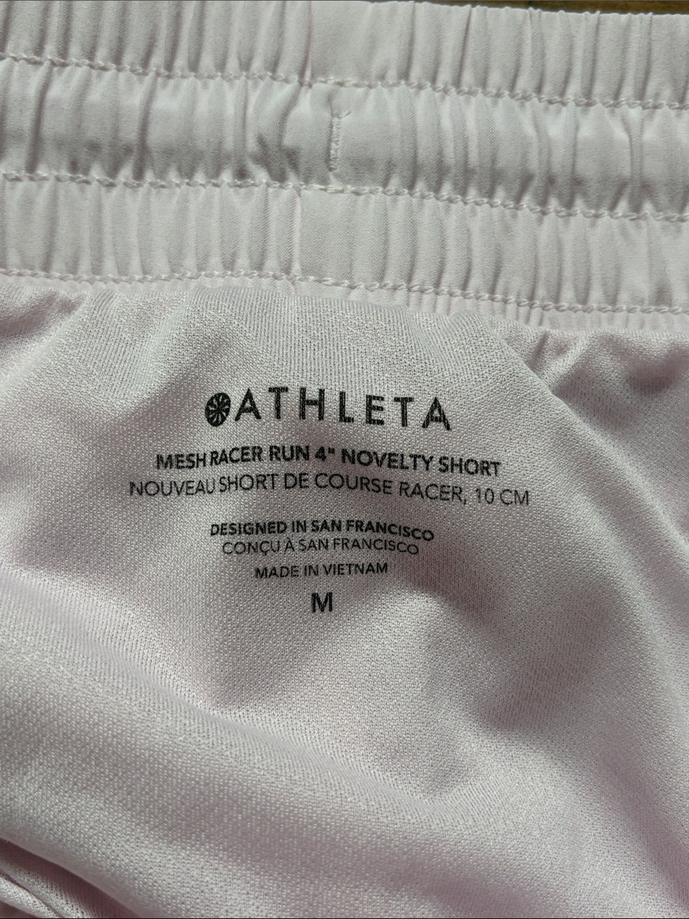 NWT Athleta Mesh Run Racer Mid Rise 4” Short - Picture 4 of 5